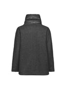 Geox Women's Black Diamanta Coat | Derimod Geox Women's Black Diamanta Coat | Derimod