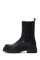 Women's Black Thick Soled Chelsea Boots | Derimod Women's Black Thick Soled Chelsea Boots | Derimod