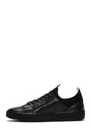 Erkek Siyah Deri Sneaker | Derimod Erkek Siyah Deri Sneaker | Derimod