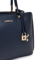 Women's Navy Blue Long Strap Classic Handbag | Derimod Women's Navy Blue Long Strap Classic Handbag | Derimod