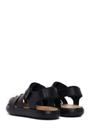 Camper Erkek Siyah Pelotas Flota Deri Sandalet | Derimod Camper Erkek Siyah Pelotas Flota Deri Sandalet | Derimod