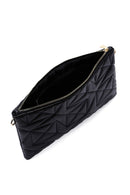 Women's Black Quilted Portfolio Bag | Derimod Women's Black Quilted Portfolio Bag | Derimod