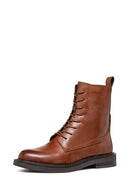 Geox Kadın Taba Serilda Bağcıklı Deri Bot | Derimod Geox Kadın Taba Serilda Bağcıklı Deri Bot | Derimod