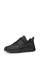 Geox Erkek Siyah U Spherica 4x4 B Abx D Waterproof Deri Sneaker | Derimod Geox Erkek Siyah U Spherica 4x4 B Abx D Waterproof Deri Sneaker | Derimod