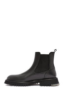 Men's Black Leather Chelsea Boots | Derimod Men's Black Leather Chelsea Boots | Derimod