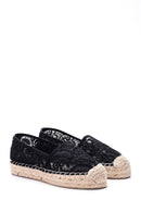 Women's Lace Detailed Espadrille Shoes | Derimod Women's Lace Detailed Espadrille Shoes | Derimod