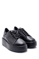 Women's Leather High Sole Sneaker | Derimod Women's Leather High Sole Sneaker | Derimod