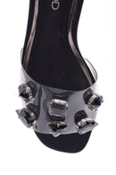 Women's Stone Transparent Slippers | Derimod Women's Stone Transparent Slippers | Derimod