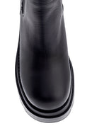 Women's Leather Thick Soled Chelsea Boots | Derimod Women's Leather Thick Soled Chelsea Boots | Derimod
