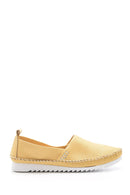 Kadın Dikiş Detaylı Deri Loafer | Derimod Kadın Dikiş Detaylı Deri Loafer | Derimod