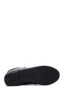 Women's Black Leather Casual Boots | Derimod Women's Black Leather Casual Boots | Derimod
