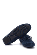 Erkek Lacivert Süet Deri Casual Loafer | Derimod Erkek Lacivert Süet Deri Casual Loafer | Derimod