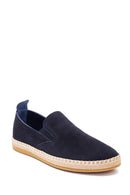 Erkek Lacivert Süet Deri Loafer | Derimod Erkek Lacivert Süet Deri Loafer | Derimod