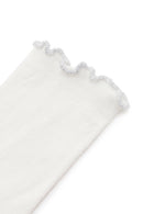 Kadın Beyaz Pamuk Çorap | Derimod Kadın Beyaz Pamuk Çorap | Derimod