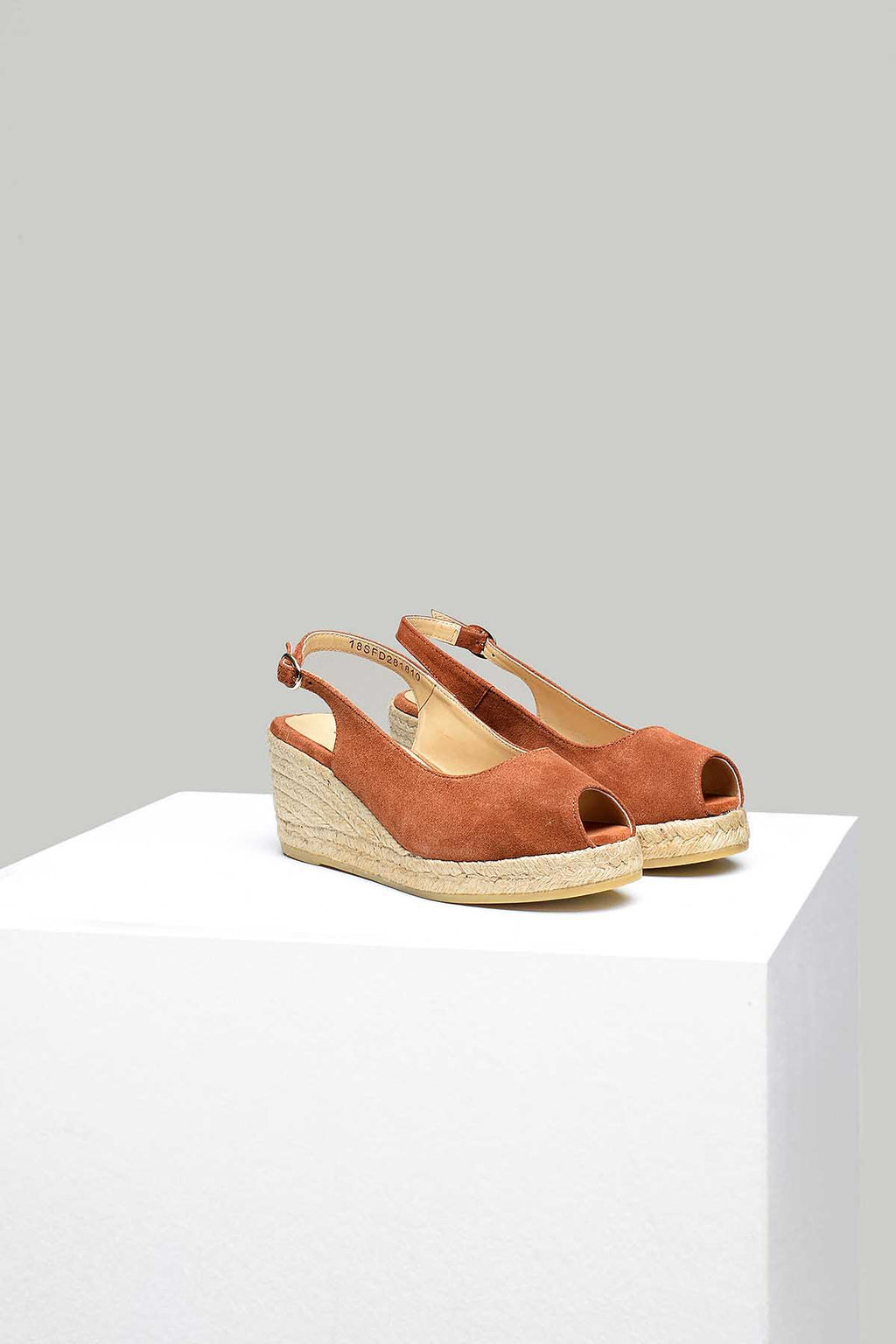 Dolgu Topuk Süet Kadın Espadril