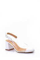 Kadın Şeffaf Detaylı Topuklu Ayakkabı | Derimod Kadın Şeffaf Detaylı Topuklu Ayakkabı | Derimod