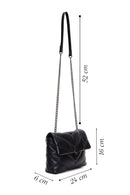 Women's Black Quilted Shoulder Bag | Derimod Women's Black Quilted Shoulder Bag | Derimod