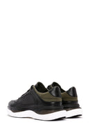 Erkek Siyah Bağcıklı Kalın Tabanlı Deri Casual Sneaker | Derimod Erkek Siyah Bağcıklı Kalın Tabanlı Deri Casual Sneaker | Derimod