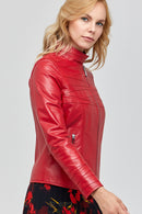 Roma Kadın Deri Ceket | Derimod Roma Kadın Deri Ceket | Derimod