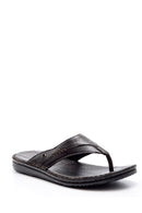 Men's Leather Slippers | Derimod Men's Leather Slippers | Derimod