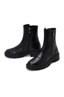 Women's Black Thick Soled Boots | Derimod Women's Black Thick Soled Boots | Derimod