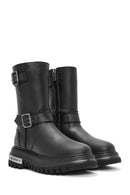 Harley Davidson Kadın Siyah Sahara Fermuarlı Deri Bot | Derimod Harley Davidson Kadın Siyah Sahara Fermuarlı Deri Bot | Derimod