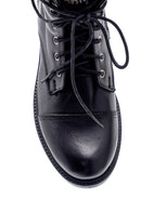 Women's Leather Stone Boots | Derimod Women's Leather Stone Boots | Derimod