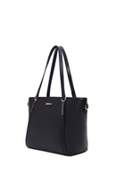 Woman Navy Long-Strap Classic Shoulder Bag | Derimod Woman Navy Long-Strap Classic Shoulder Bag | Derimod