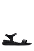 Kadın Siyah Comfort Sandalet | Derimod Kadın Siyah Comfort Sandalet | Derimod