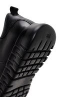 Men's Black Lace-up Leather Sneaker | Derimod Men's Black Lace-up Leather Sneaker | Derimod