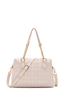 Women's Cream Long Strap Shoulder Bag | Derimod Women's Cream Long Strap Shoulder Bag | Derimod