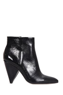 Women's Patent Leather Heeled Boots | Derimod Women's Patent Leather Heeled Boots | Derimod
