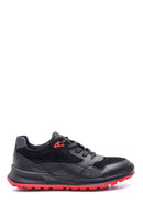 Men's Suede Detailed Leather Sneaker | Derimod Men's Suede Detailed Leather Sneaker | Derimod