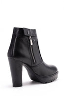Women's Zippered Heeled Boots | Derimod Women's Zippered Heeled Boots | Derimod