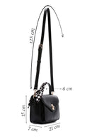 Women's Black Long Strap Shoulder Bag | Derimod Women's Black Long Strap Shoulder Bag | Derimod