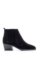 Women's Suede Leather Heeled Boots | Derimod Women's Suede Leather Heeled Boots | Derimod