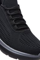 Derimod Zero Men's Black Lace-Up Thick Soled Sneaker | Derimod Derimod Zero Men's Black Lace-Up Thick Soled Sneaker | Derimod