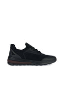 Geox Men's Black Spherica Lace-Up Thick Soled Sneaker | Derimod Geox Men's Black Spherica Lace-Up Thick Soled Sneaker | Derimod