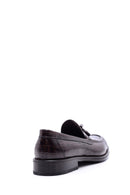 Men's Leather Leather Crocodile Patterned Shoes | Derimod Men's Leather Leather Crocodile Patterned Shoes | Derimod