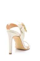 Women's Buckle Detailed Heeled Sandals | Derimod Women's Buckle Detailed Heeled Sandals | Derimod