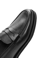 Erkek Siyah Deri Klasik Loafer | Derimod Erkek Siyah Deri Klasik Loafer | Derimod
