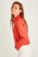 Nina Kadın Deri Ceket | Derimod Nina Kadın Deri Ceket | Derimod