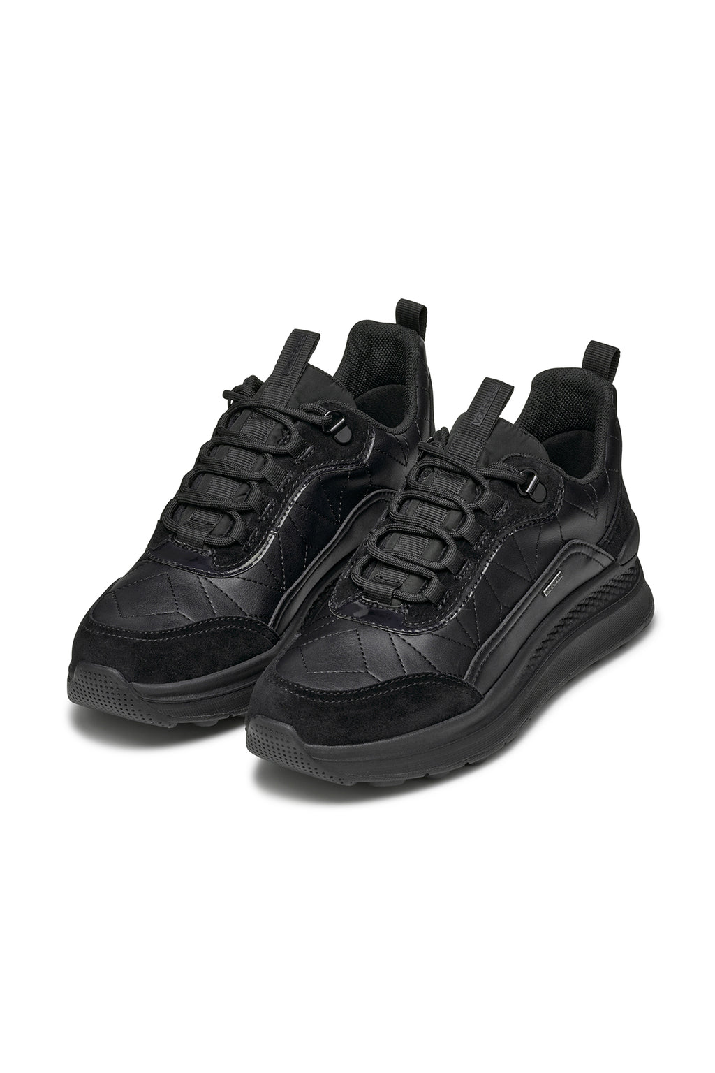 Geox Kadın Siyah Spherica Actif X2 Abx Bağcıklı Waterproof Sneaker