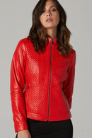 Latoya Kadın Deri Ceket | Derimod Latoya Kadın Deri Ceket | Derimod