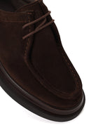 Male Brown Lace-up Suede Casual Shoes | Derimod Male Brown Lace-up Suede Casual Shoes | Derimod