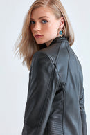 Norma Kadın Deri Ceket | Derimod Norma Kadın Deri Ceket | Derimod