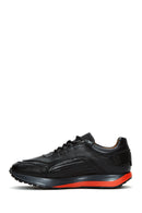 Erkek Siyah Deri Sneaker | Derimod Erkek Siyah Deri Sneaker | Derimod
