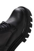 Harley Davidson Women's Black Sarrah Leather Boots | Derimod Harley Davidson Women's Black Sarrah Leather Boots | Derimod
