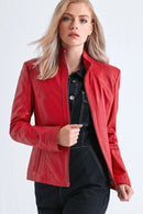 Grace Kadın Deri Ceket | Derimod Grace Kadın Deri Ceket | Derimod