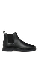 Geox Men's Black Spherica Ec1 Leather Chelsea Boots | Derimod Geox Men's Black Spherica Ec1 Leather Chelsea Boots | Derimod
